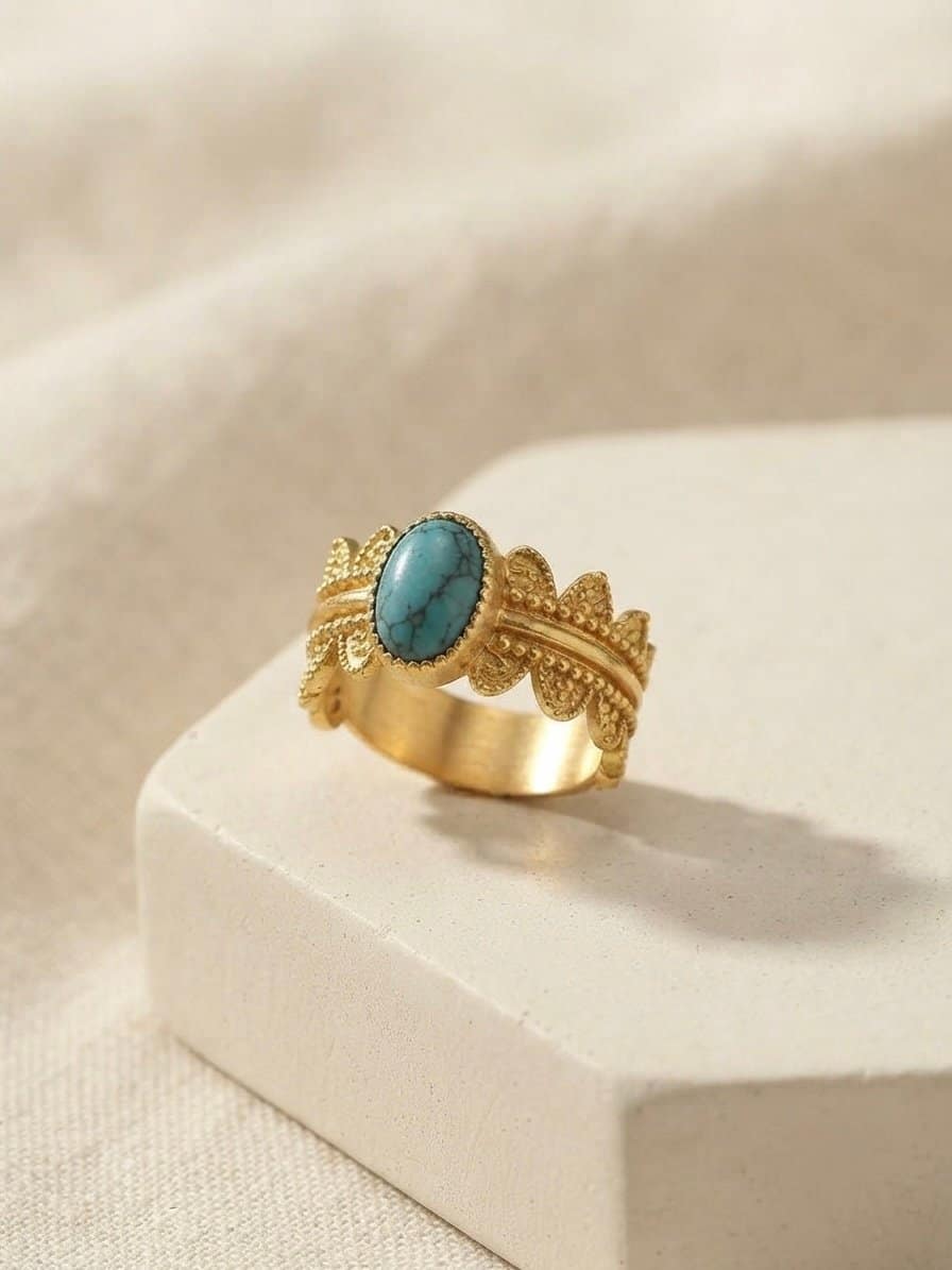 Banjara Turquoise Ring