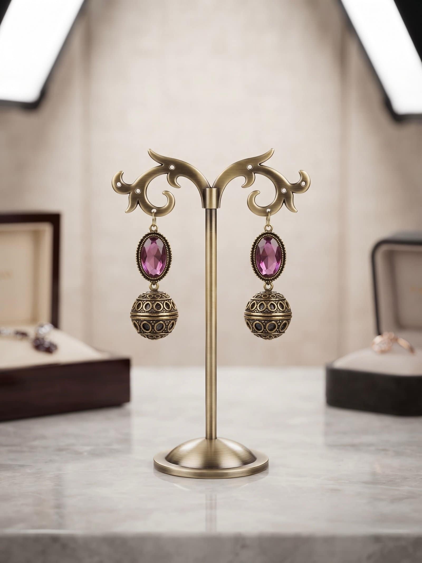 Velvet Ghungroo earrings