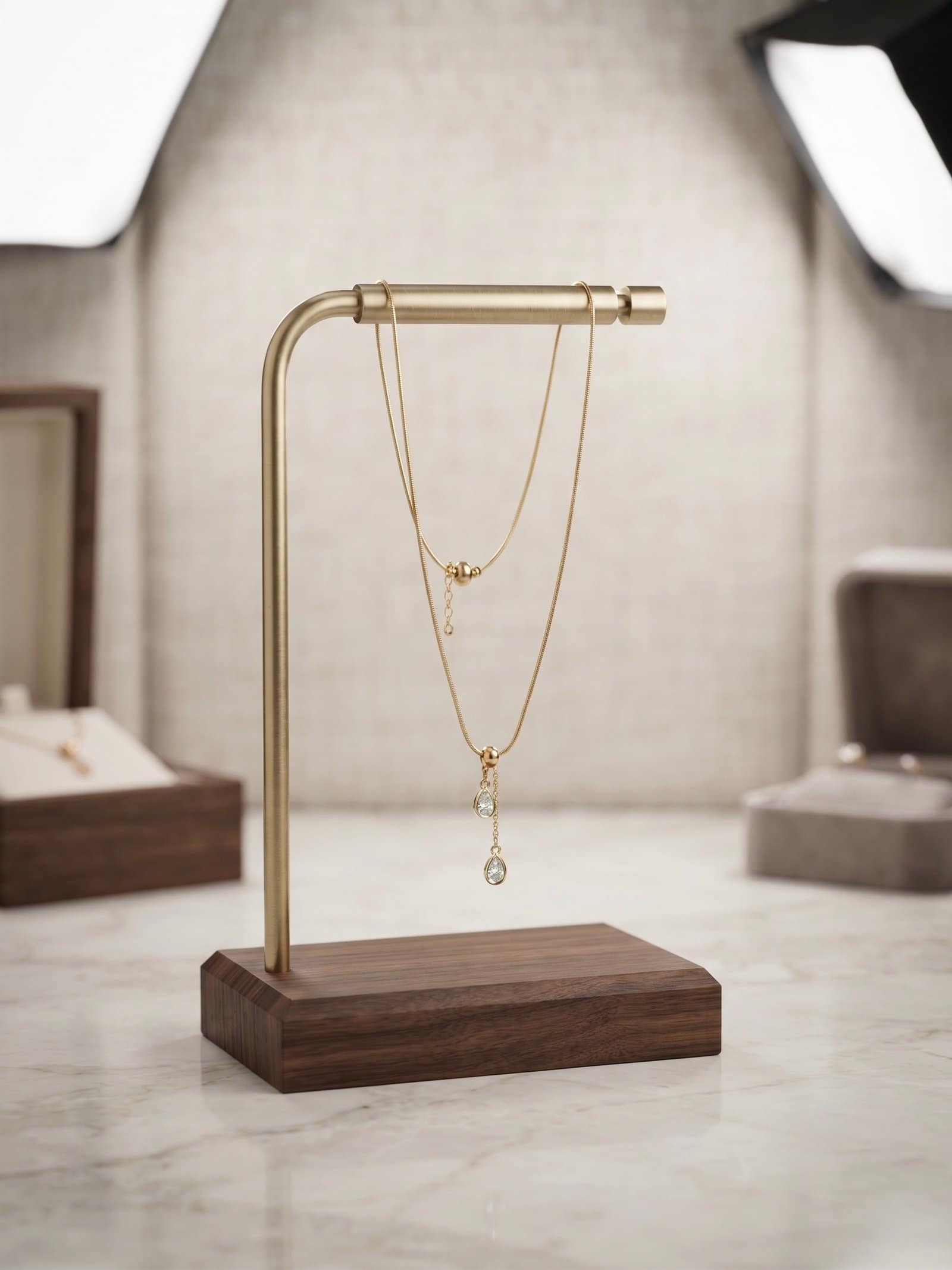 The rain drop necklace