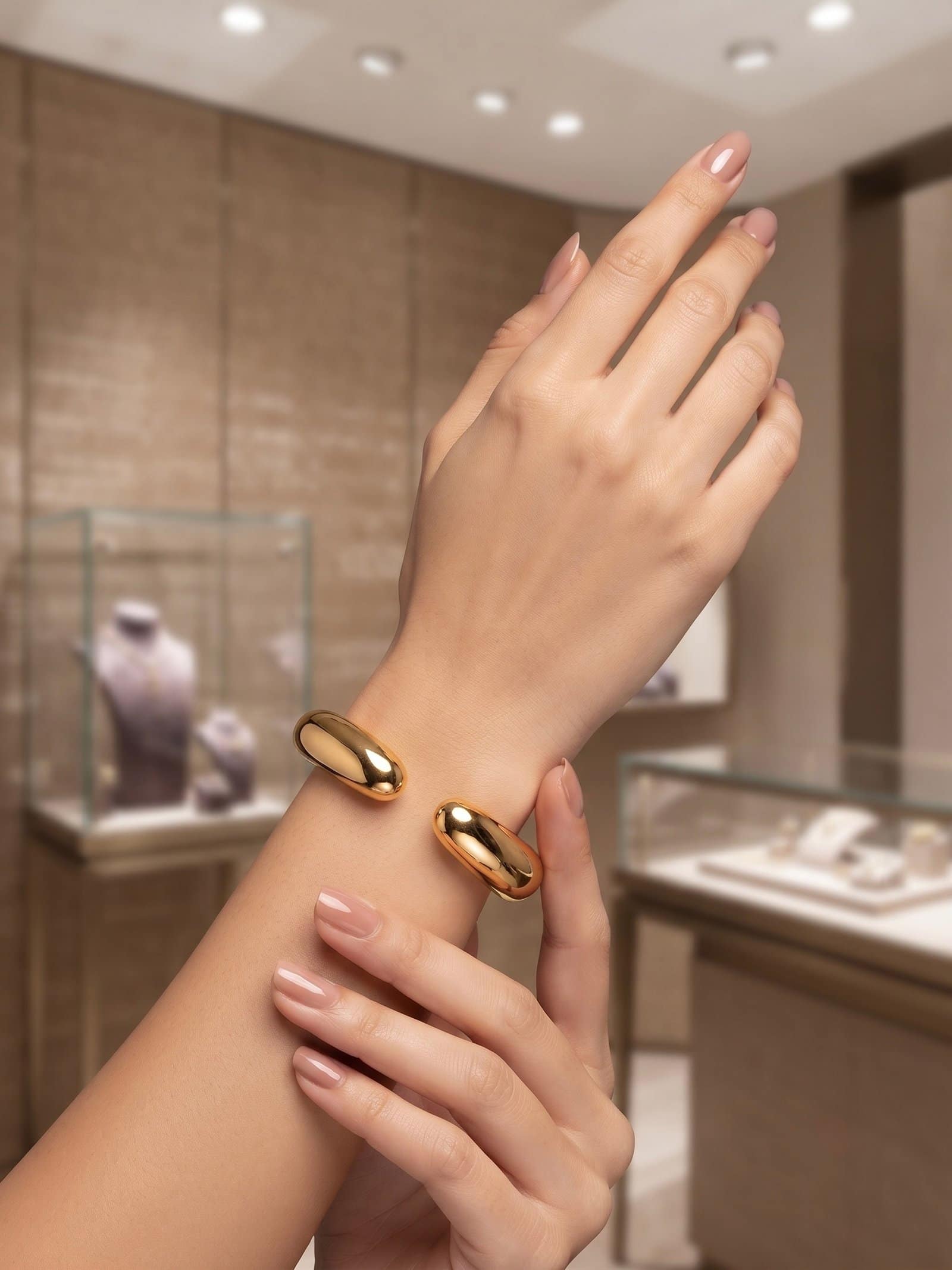 Golden Curve Bracelet