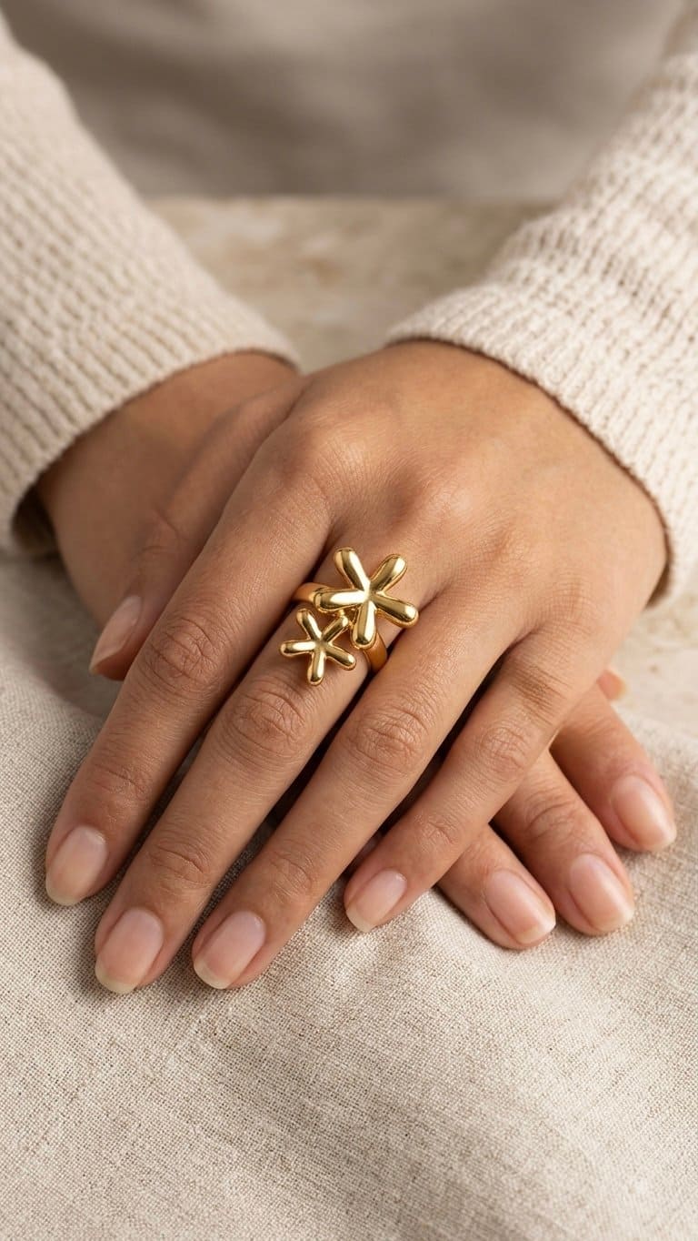 Duo Blossom Ring