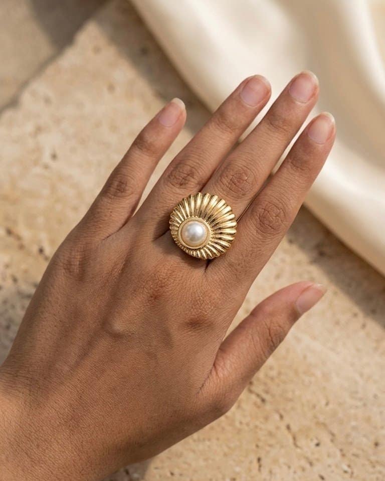 Pearl Shell Ring - Image 2