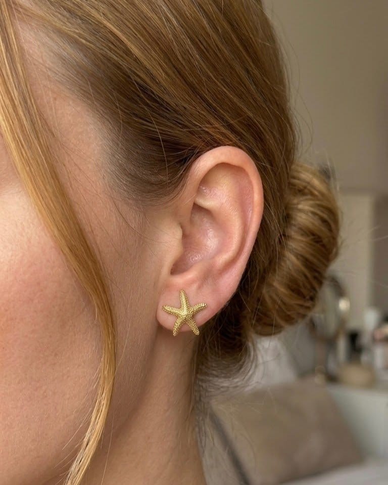 Aurelia Starfish Stud earrings