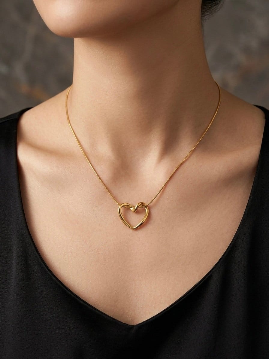 The Tied Heart Necklace