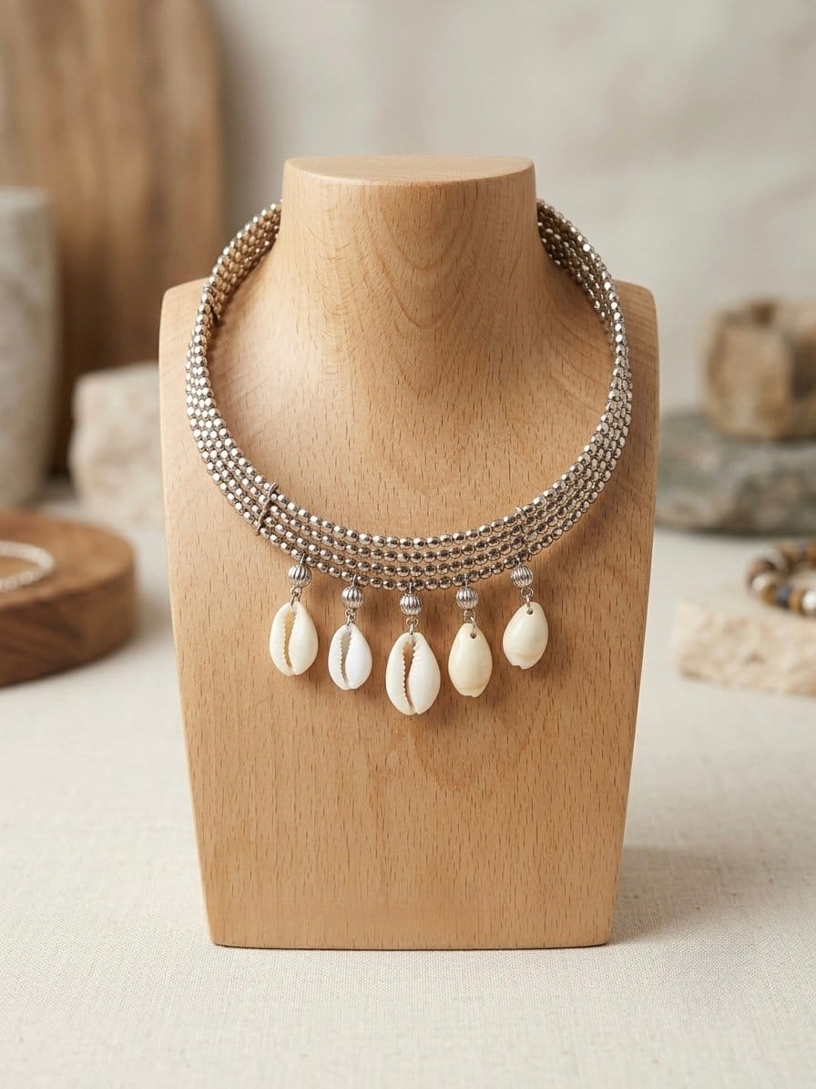 Zevaara shell necklace