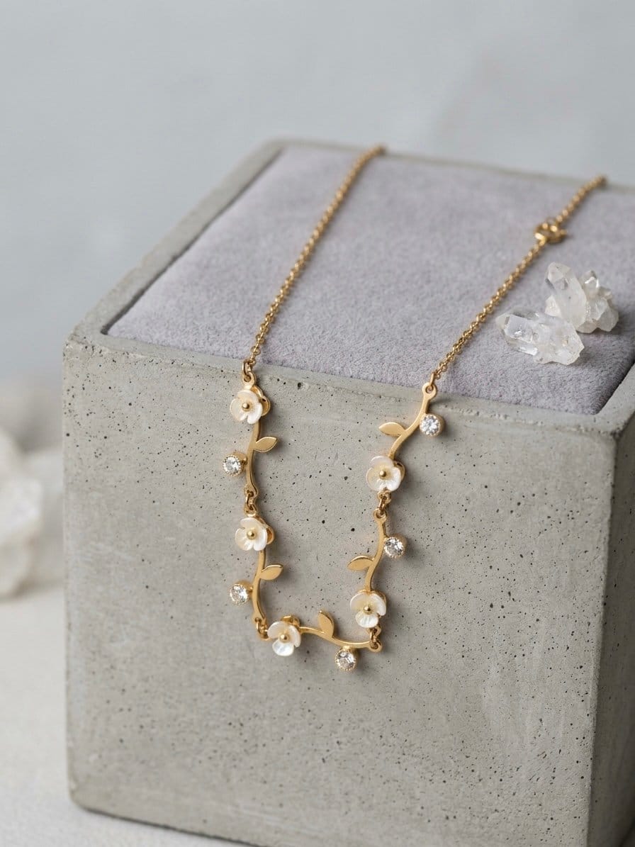 Ivory bloom necklace - Image 2