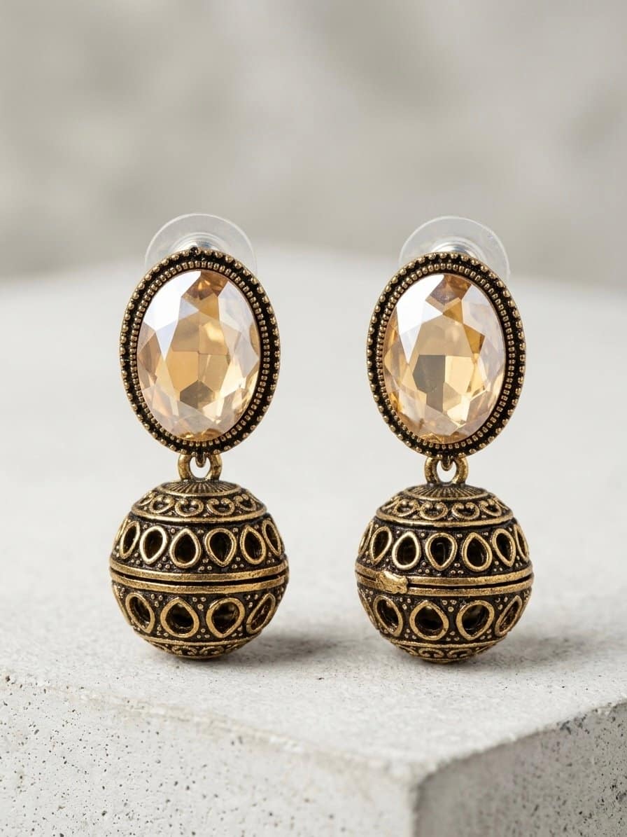 Ghungroo golden earing
