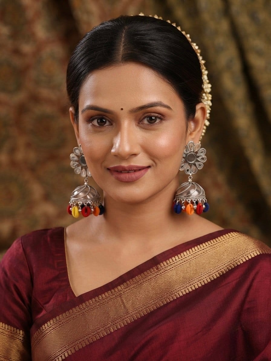 The Banjara Bloom Jhumka
