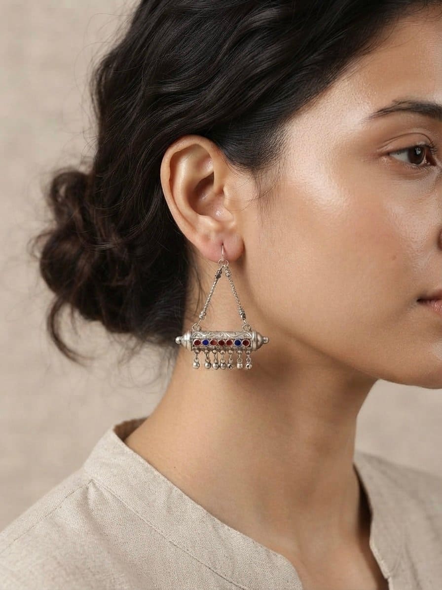 Banjara Talisman Drop earrings - Image 2