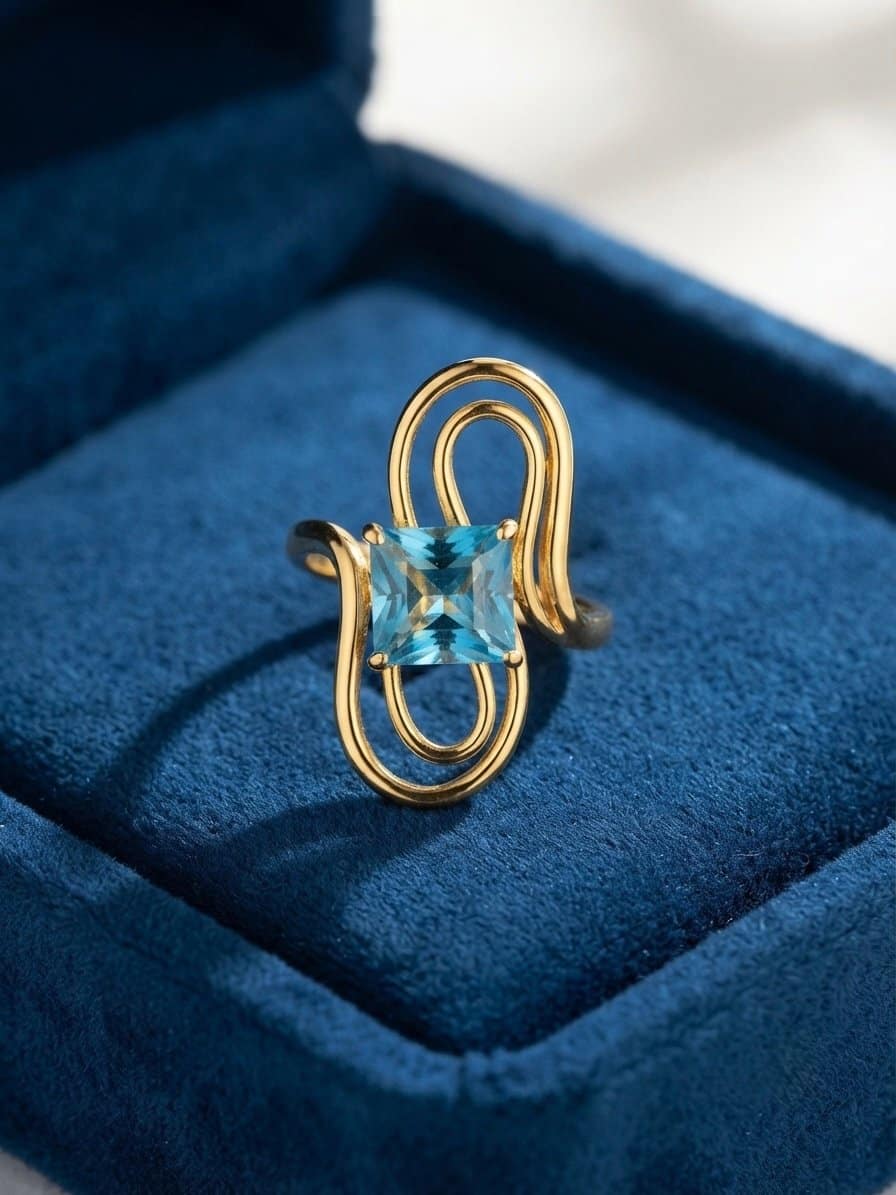 Celeste Swirl Ring